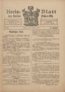 Kreis-Blatt des Kreises Posen-Ost 1909.10.02 Jg.21 Nr42