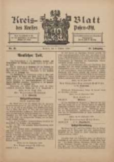 Kreis-Blatt des Kreises Posen-Ost 1909.10.09 Jg.21 Nr43