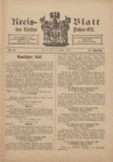 Kreis-Blatt des Kreises Posen-Ost 1909.10.16 Jg.21 Nr44