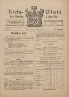 Kreis-Blatt des Kreises Posen-Ost 1909.10.30 Jg.21 Nr46