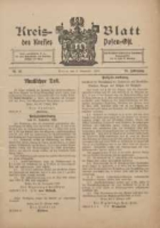 Kreis-Blatt des Kreises Posen-Ost 1909.11.06 Jg.21 Nr47