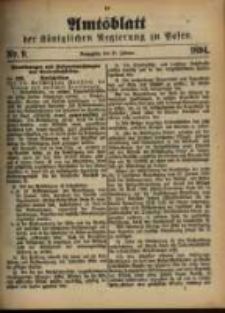 Amtsblatt der Königlichen Regierung zu Posen. 1894.02.27 Nro.9