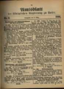 Amtsblatt der Königlichen Regierung zu Posen. 1894.03.13 Nro.11