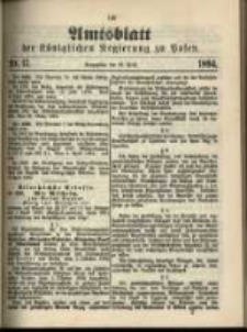 Amtsblatt der Königlichen Regierung zu Posen. 1894.04.24 Nro.17