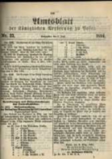 Amtsblatt der Königlichen Regierung zu Posen. 1894.06.05 Nro.23