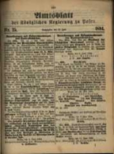 Amtsblatt der Königlichen Regierung zu Posen. 1894.06.19 Nro.25
