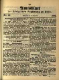 Amtsblatt der Königlichen Regierung zu Posen. 1894.11.27 Nro.48