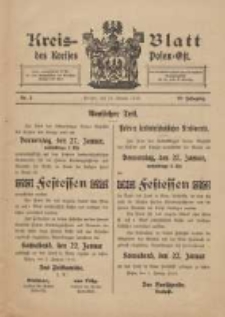 Kreis-Blatt des Kreises Posen-Ost 1910.01.15 Jg.22 Nr3