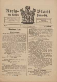 Kreis-Blatt des Kreises Posen-Ost 1910.01.29 Jg.22 Nr5