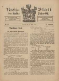 Kreis-Blatt des Kreises Posen-Ost 1910.03.26 Jg.22 Nr13