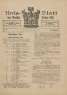 Kreis-Blatt des Kreises Posen-Ost 1910.04.30 Jg.22 Nr19