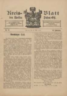 Kreis-Blatt des Kreises Posen-Ost 1910.05.28 Jg.22 Nr23