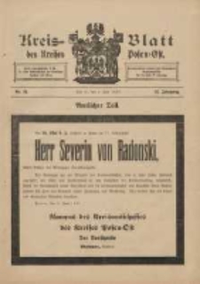 Kreis-Blatt des Kreises Posen-Ost 1910.06.04 Jg.22 Nr24