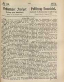 Oeffentlicher Anzeiger. 1871.08.22 Nro.34