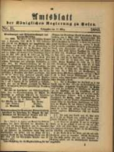 Amtsblatt der Königlichen Regierung zu Posen. 1883.03.13 Nro.11