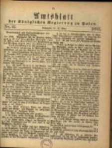 Amtsblatt der Königlichen Regierung zu Posen. 1883.03.20 Nro.12