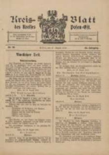 Kreis-Blatt des Kreises Posen-Ost 1910.08.27 Jg.22 Nr36