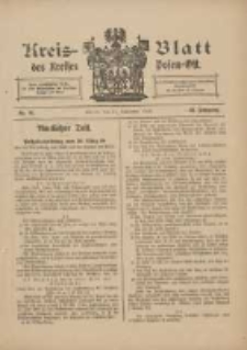 Kreis-Blatt des Kreises Posen-Ost 1910.09.24 Jg.22 Nr40