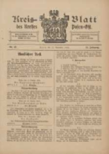 Kreis-Blatt des Kreises Posen-Ost 1910.11.12 Jg.22 Nr47
