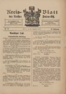 Kreis-Blatt des Kreises Posen-Ost 1910.11.26 Jg.22 Nr49