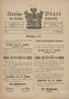 Kreis-Blatt des Kreises Posen-Ost 1911.01.07 Jg.23 Nr1