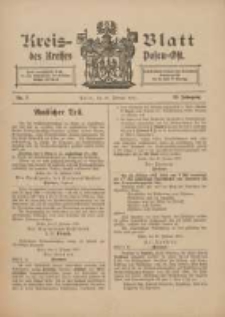 Kreis-Blatt des Kreises Posen-Ost 1911.02.18 Jg.23 Nr7