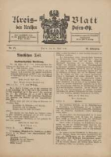 Kreis-Blatt des Kreises Posen-Ost 1911.04.25 Jg.23 Nr17