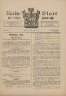 Kreis-Blatt des Kreises Posen-Ost 1911.05.06 Jg.23 Nr18