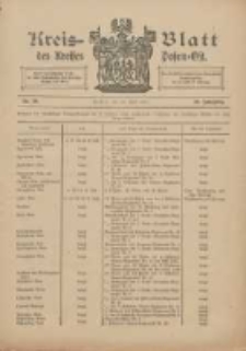 Kreis-Blatt des Kreises Posen-Ost 1911.07.29 Jg.23 Nr30