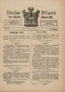 Kreis-Blatt des Kreises Posen-Ost 1911.09.30 Jg.23 Nr39