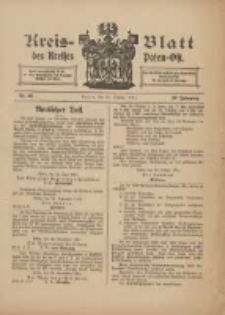 Kreis-Blatt des Kreises Posen-Ost 1911.10.21 Jg.23 Nr42