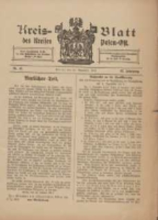 Kreis-Blatt des Kreises Posen-Ost 1911.11.25 Jg.23 Nr47