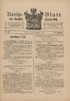 Kreis-Blatt des Kreises Posen-Ost 1913.09.27 Jg.25 Nr40