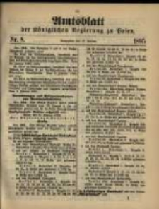 Amtsblatt der Königlichen Regierung zu Posen. 1895.02.19 Nro.8