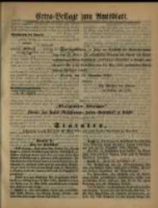 Extra = Beilage zum Amtsblatt