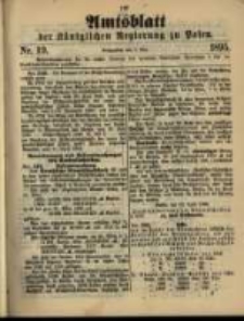 Amtsblatt der Königlichen Regierung zu Posen. 1895.05.07 Nro.19
