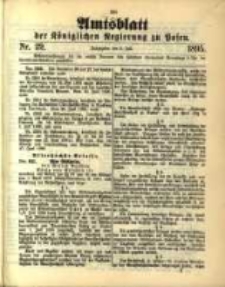 Amtsblatt der Königlichen Regierung zu Posen. 1895.07.09 Nro.29