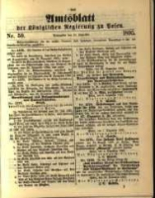 Amtsblatt der Königlichen Regierung zu Posen. 1895.12.10 Nro.50