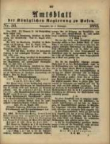 Amtsblatt der K&ouml;niglichen Regierung zu Posen. 1883.09.04 Nro.36