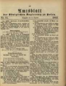 Amtsblatt der Königlichen Regierung zu Posen. 1883.12.18 Nro.51