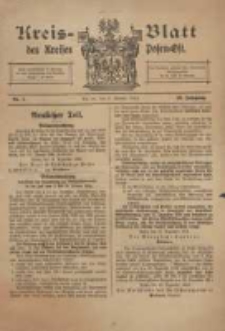 Kreis-Blatt des Kreises Posen-Ost 1914.01.03 Jg.26 Nr1