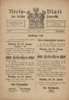 Kreis-Blatt des Kreises Posen-Ost 1914.01.10 Jg.26 Nr2