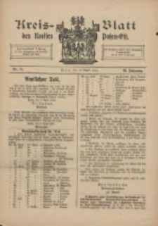 Kreis-Blatt des Kreises Posen-Ost 1914.04.11 Jg.26 Nr15