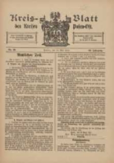 Kreis-Blatt des Kreises Posen-Ost 1914.05.16 Jg.26 Nr20