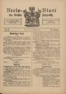 Kreis-Blatt des Kreises Posen-Ost 1914.08.22 Jg.26 Nr40