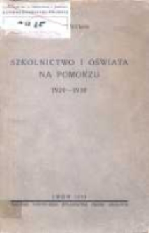 Szkolnictwo i oświata na Pomorzu 1920-1930