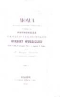 Mowa w czasie żałobnego nabożeństwa za duszę ś. p. Petronelli z książąt Jabłonowskich hrabiny Wodzickiej miana w dniu 9 listopada 1859 r. w kościele św. Marka