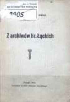 Z archiwów hr. Łąckich