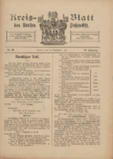 Kreis-Blatt des Kreises Posen-Ost 1914.09.24 Jg.26 Nr46