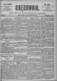 Orędownik: pismo dla spraw politycznych i spółecznych 1897.10.30 R.27 Nr249